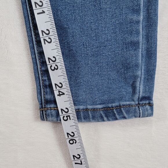 ASHLEY MASON Blue Skinny Girl's Junior Jeans Size 3 Dark Wash Stretch Denim - Picture 8 of 9